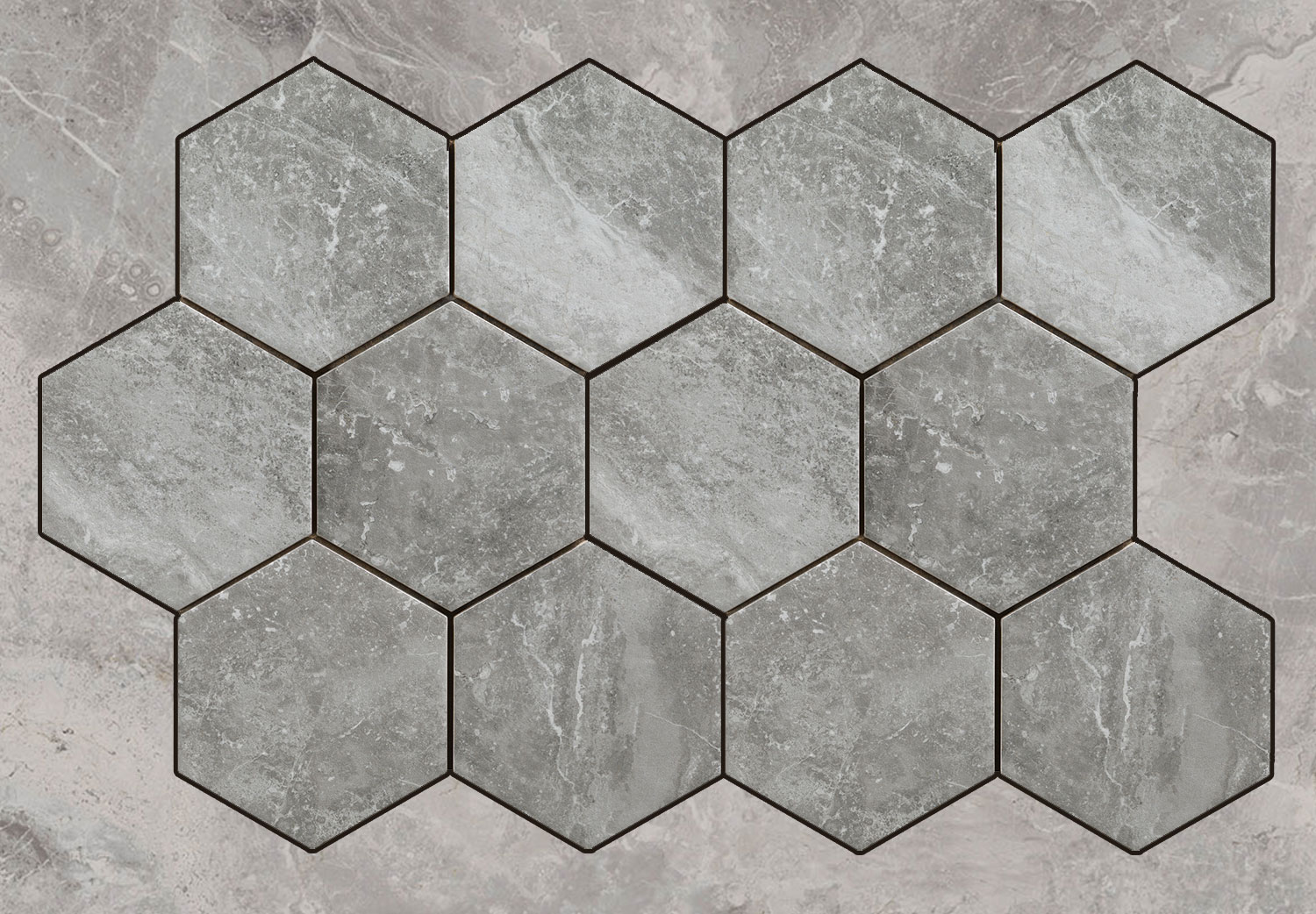 Плитка Ragno Bistrot Crux Grey (шестигранник) от flatbox.by