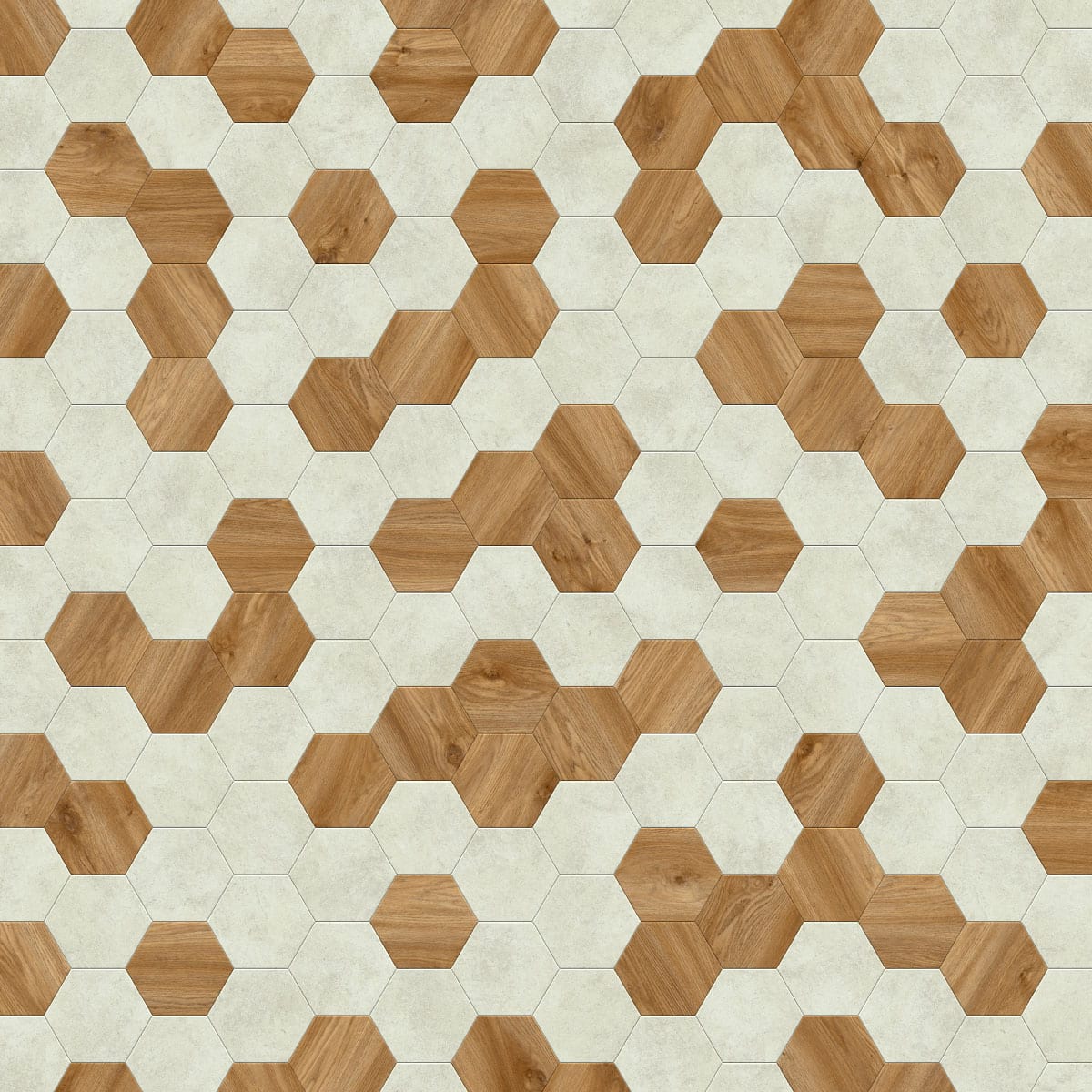 Виниловый пол Moduleo Moods Hexagon 322 от flatbox.by