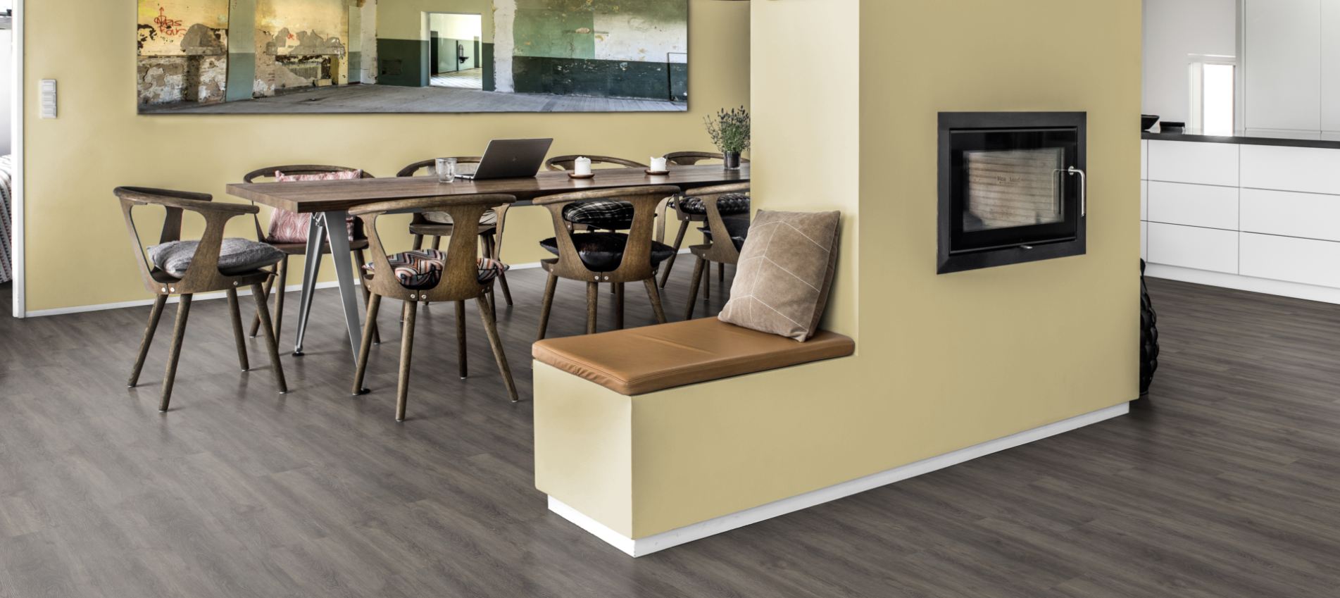 Виниловый пол Kahrs LT Click Niagara CLW 172 от flatbox.by