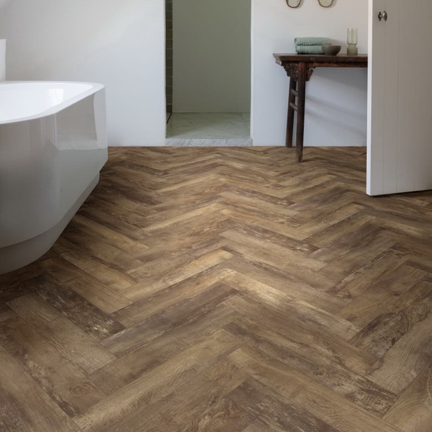 Виниловый пол Moduleo LayRed Herringbone Country Oak 54875 от flatbox.by