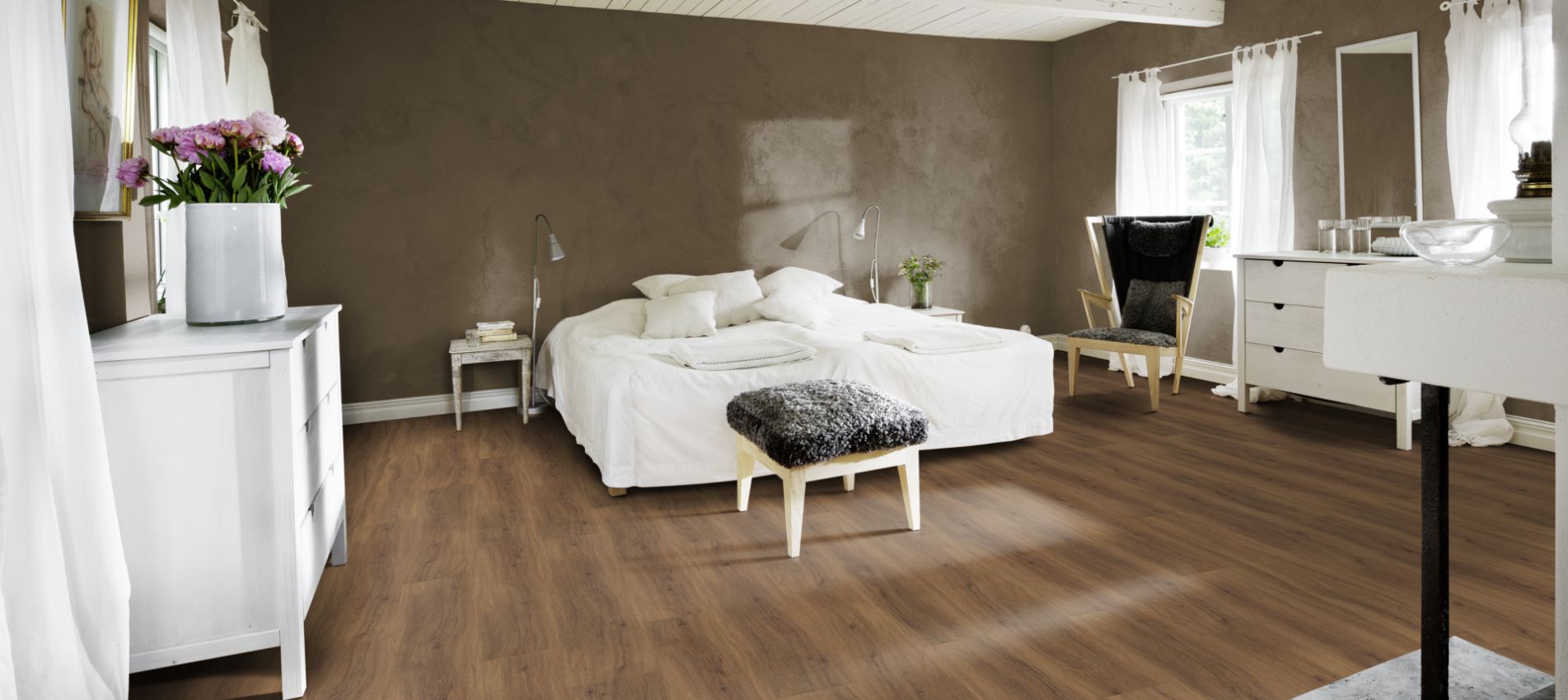 Виниловый пол Kahrs LT Click Redwood CLW 172 от flatbox.by