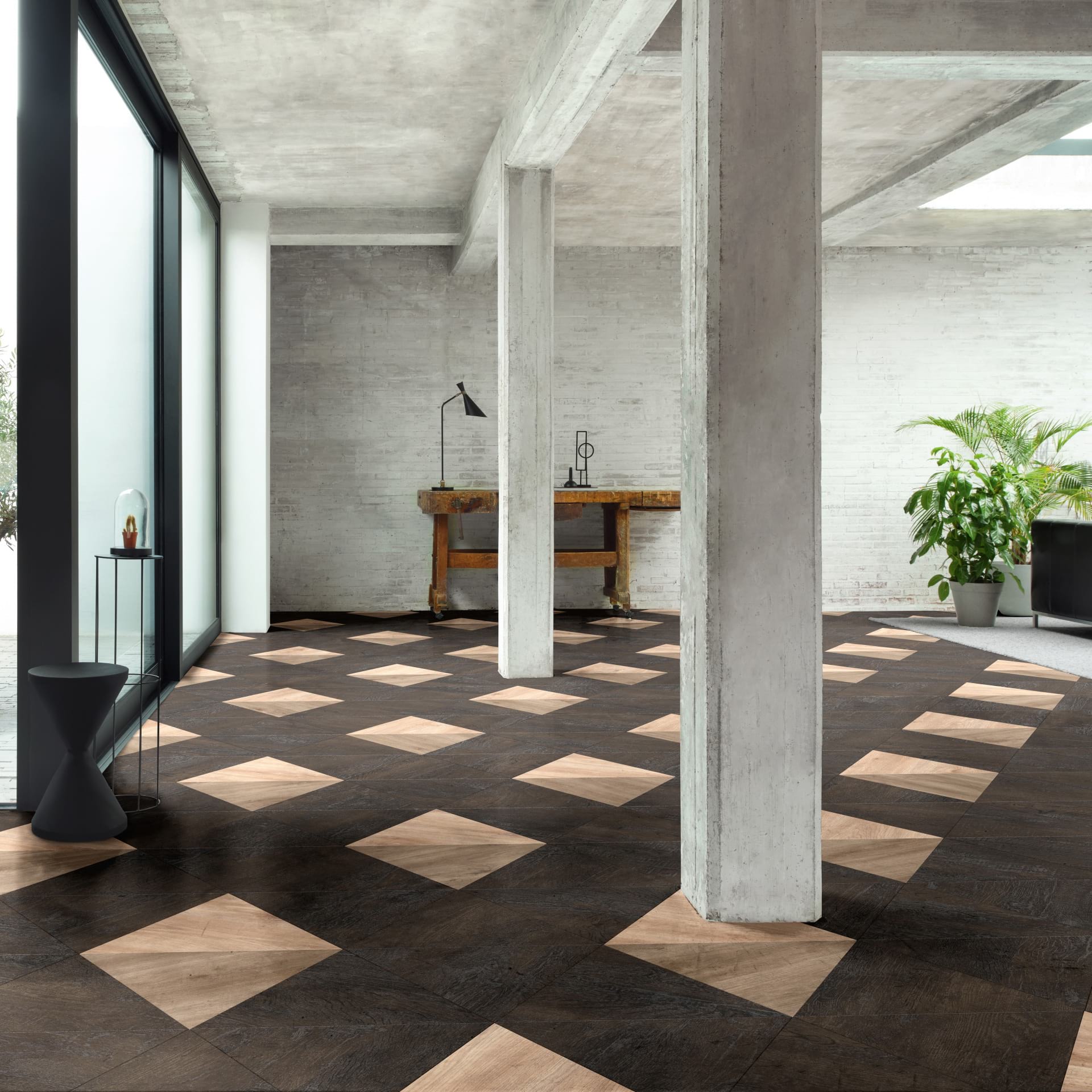 Виниловый пол Moduleo Moods Triangles 363 от flatbox.by