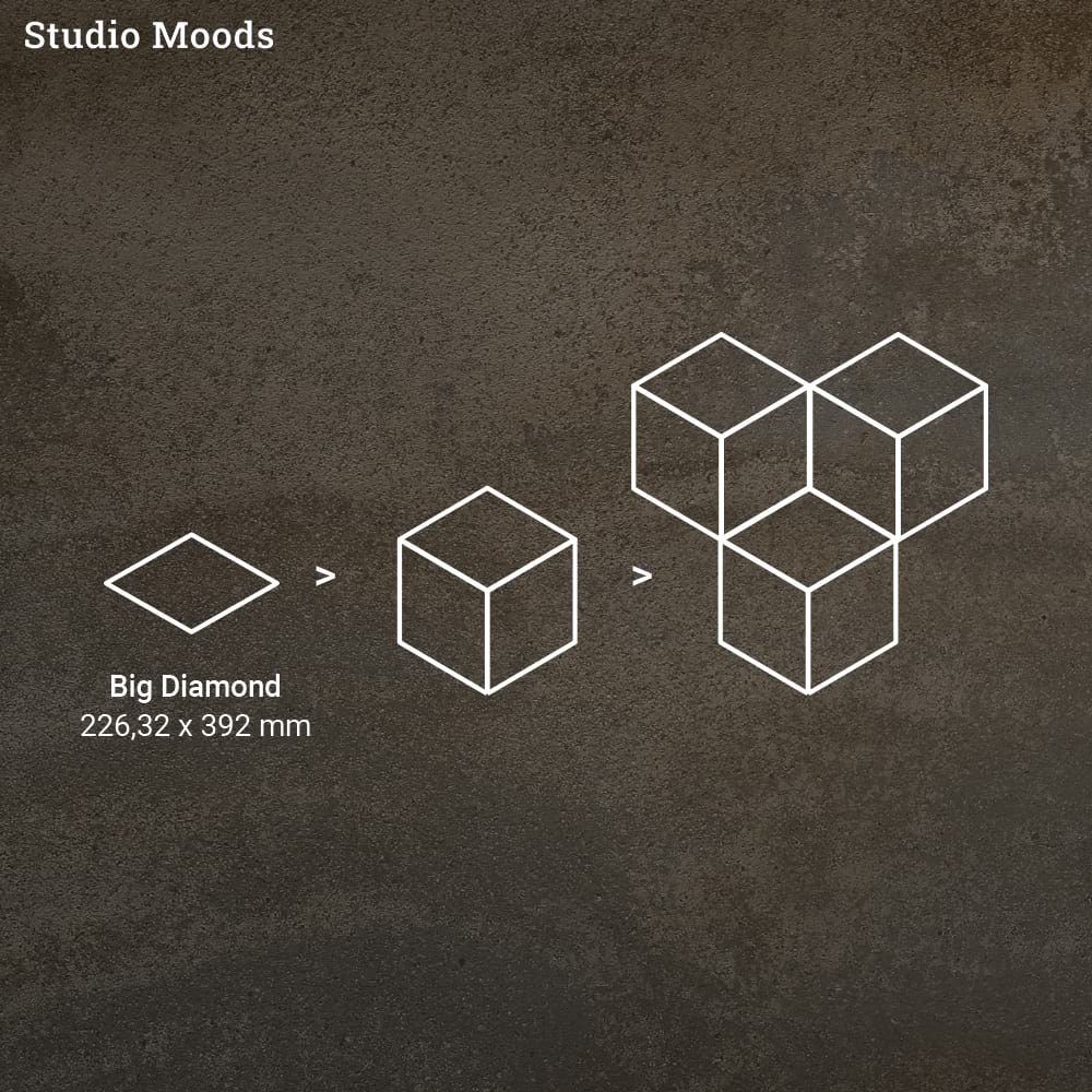 Виниловый пол Moduleo Moods Big Diamond 355 от flatbox.by