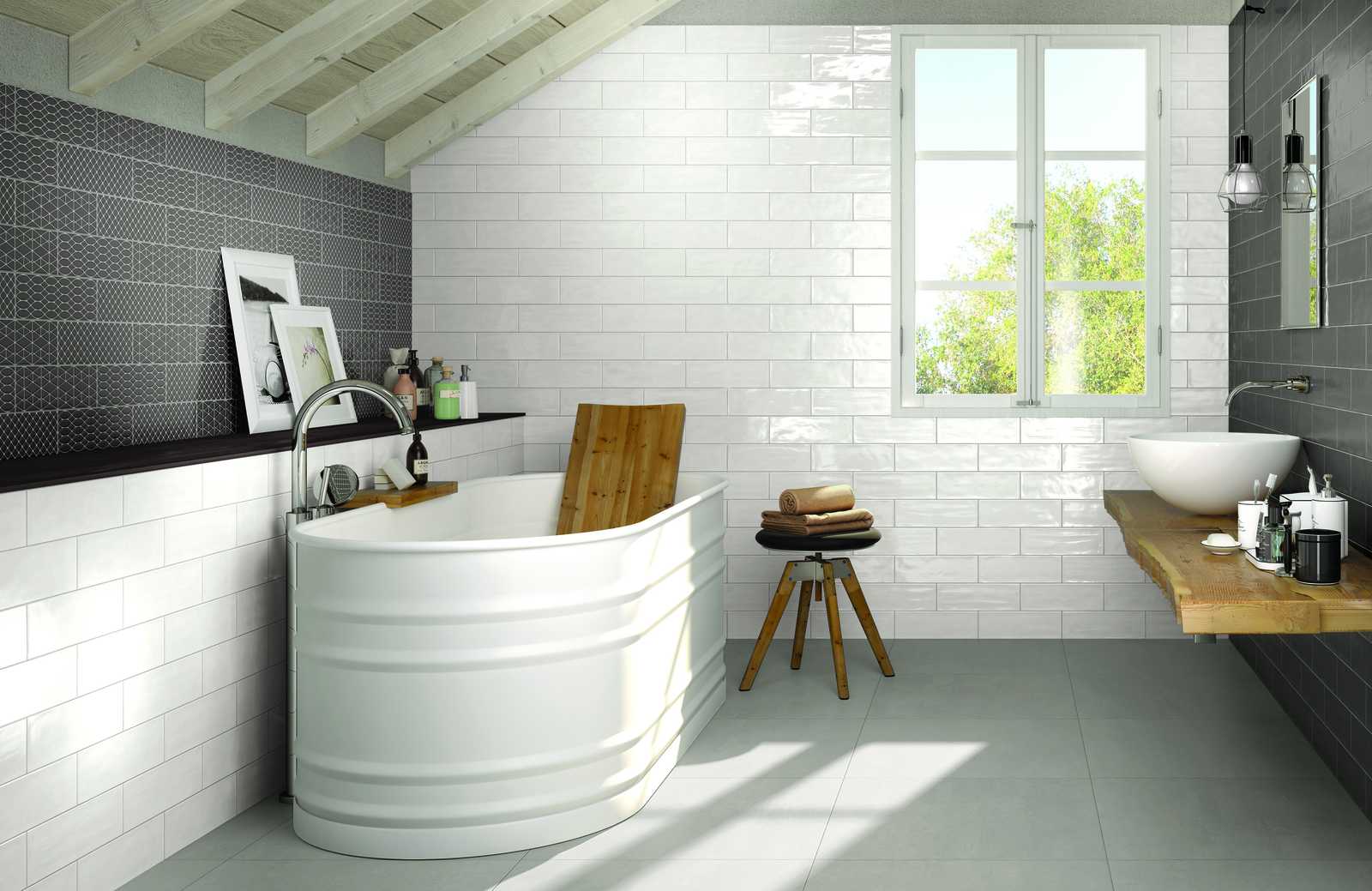 Плитка Ragno Brick Glossy White от flatbox.by