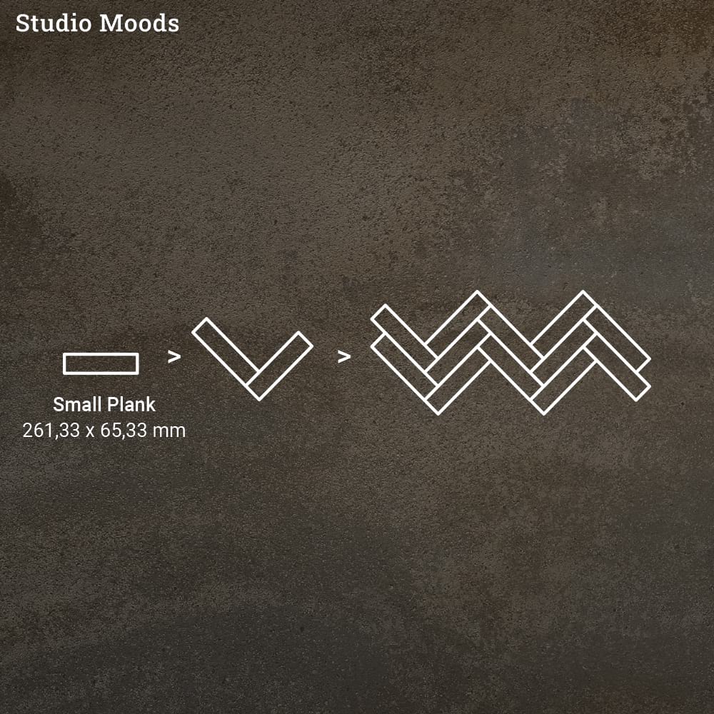 Виниловый пол Moduleo Moods Herringbone Small 329 от flatbox.by