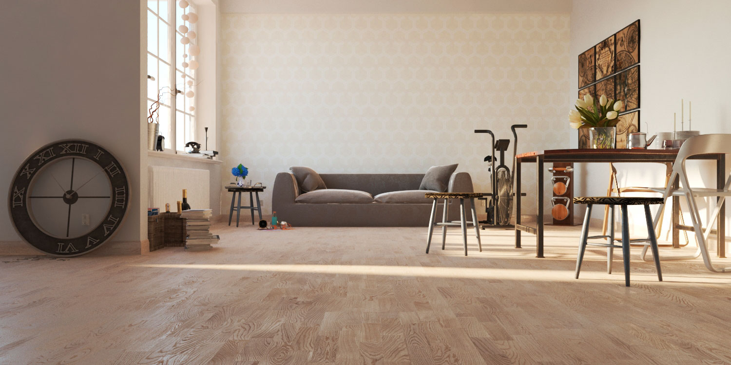 Паркет Polarwood Дуб Tundra White Matt от flatbox.by