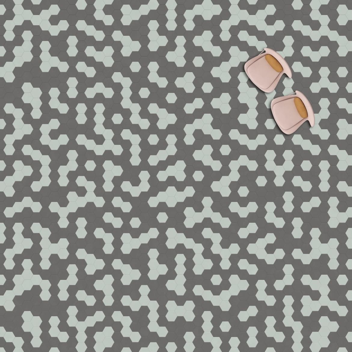 Виниловый пол Moduleo Moods Hexagon 338 от flatbox.by