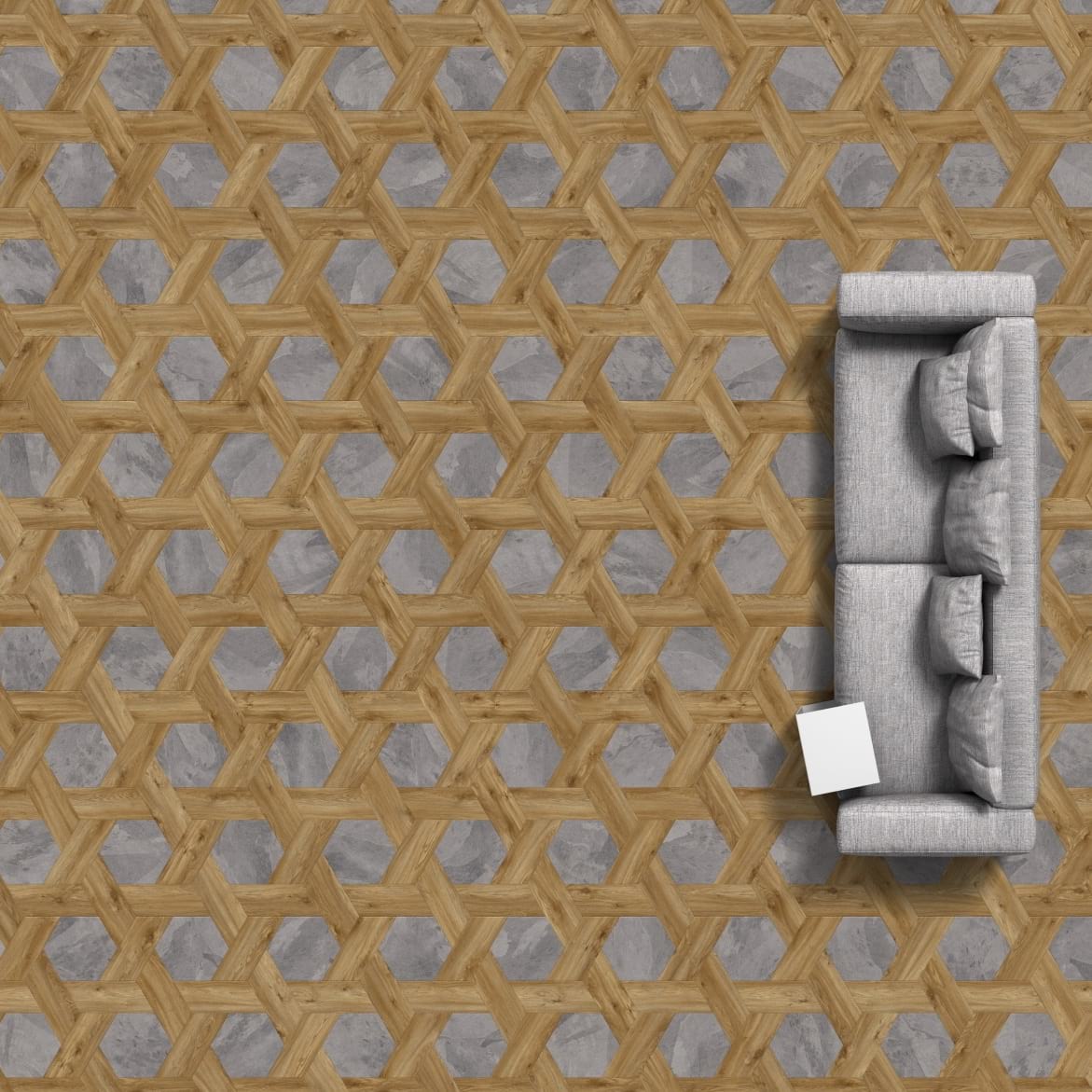 Виниловый пол Moduleo Moods Wicker 268 от flatbox.by